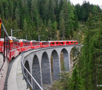 Teuflische Jungfernfahrt: Premiere des Bernina Diavolezza Express Teuflische Jungfernfahrt: Premiere des Bernina Diavolezza Express