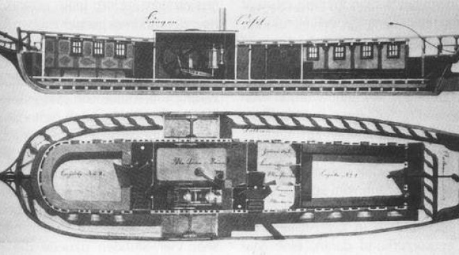 29. April 1818: Das erste Dampfschiff fährt von Konstanz nach Meersburg