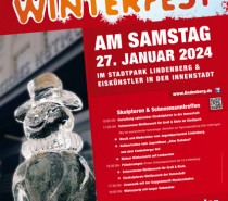 13. Lindenberger Winterfest: Skulpturen & Schneemanntreffen
